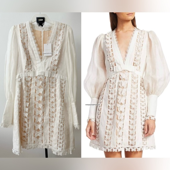 NWT Zimmermann Dress|Rare Zimmermann Butterfly Mini Dress Runway (AU 0/US 4) - Picture 1 of 16